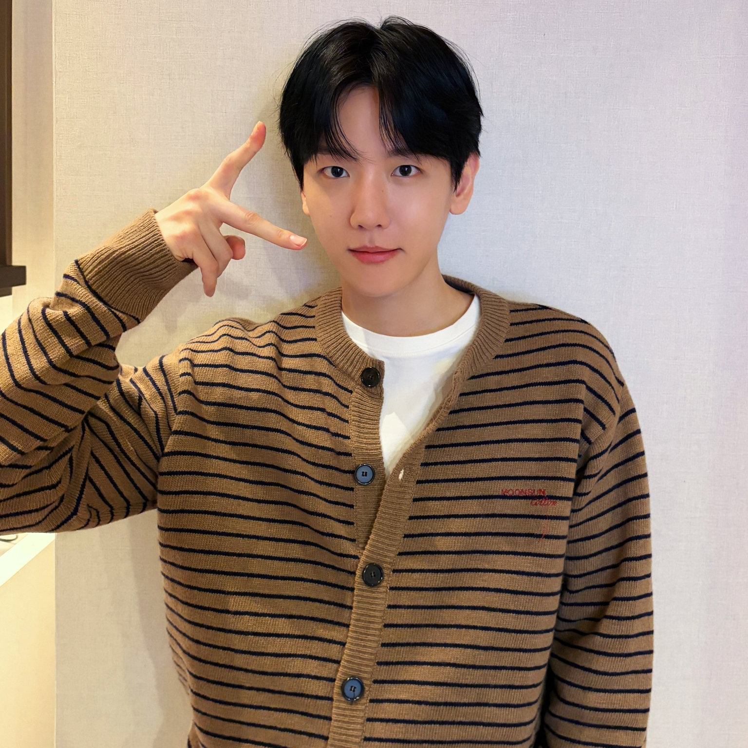 Recent activity shot of Baekhyun