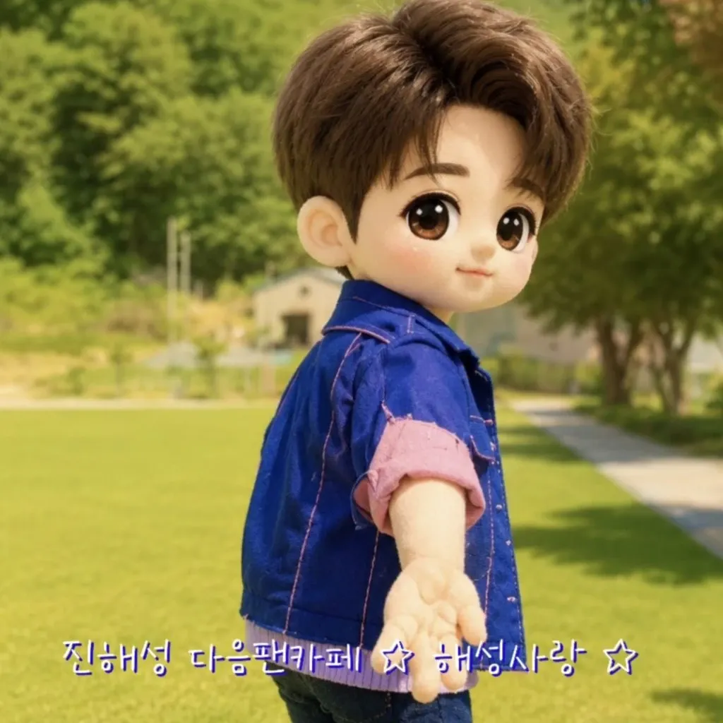 Behind-the-scenes cut of Jin Haesung