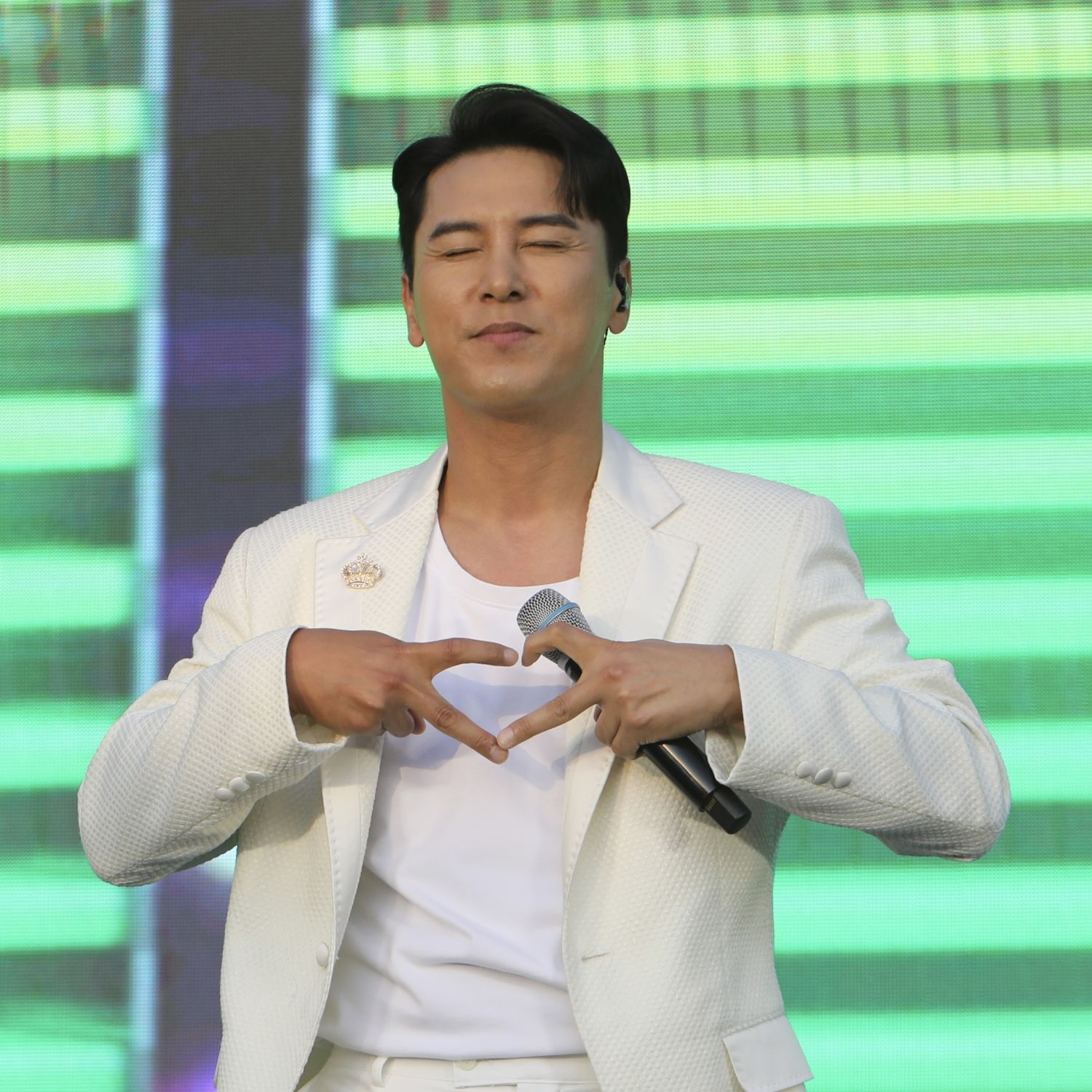 粉丝拍下的张民好瞬间