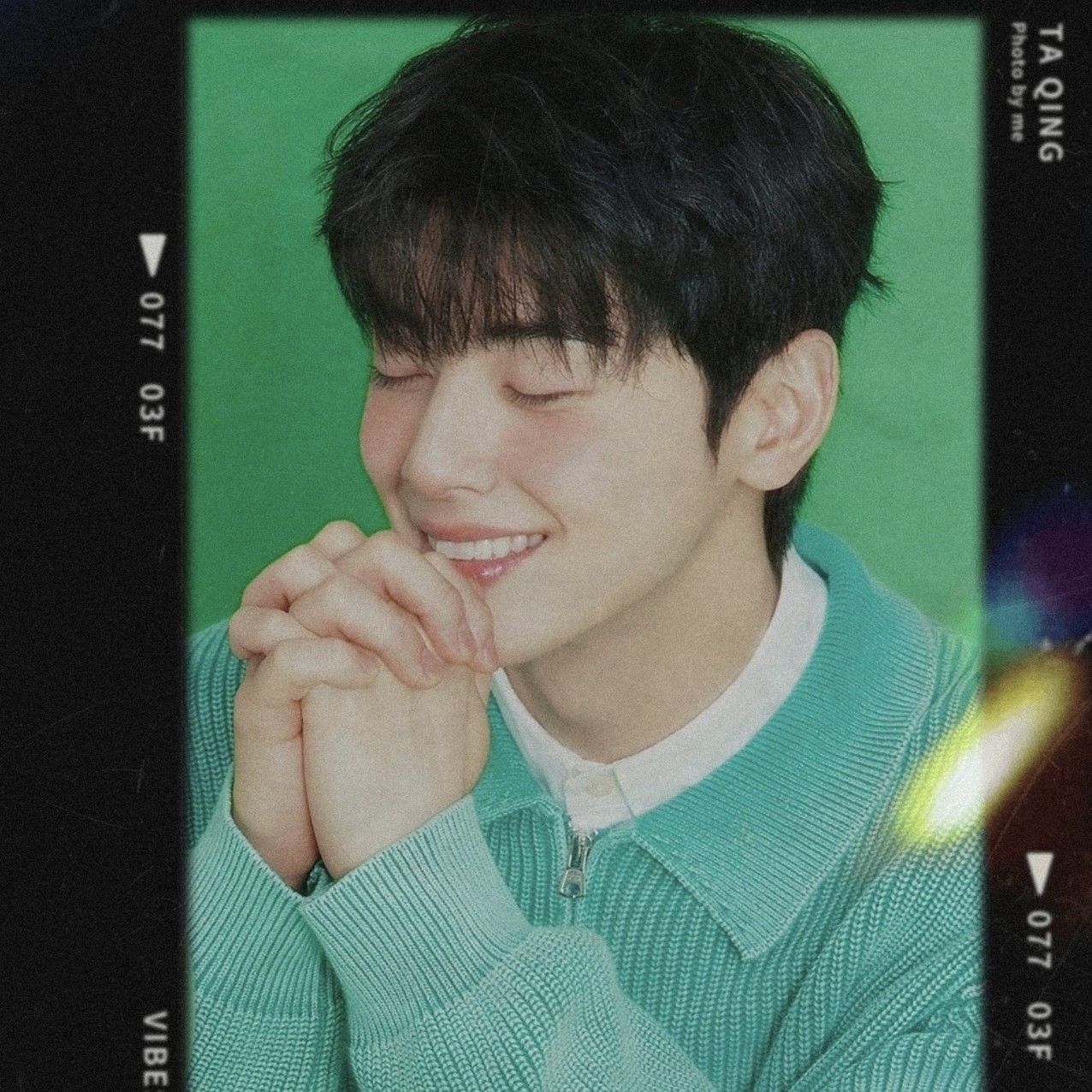 A moment captured by a fan of Cha Eunwoo