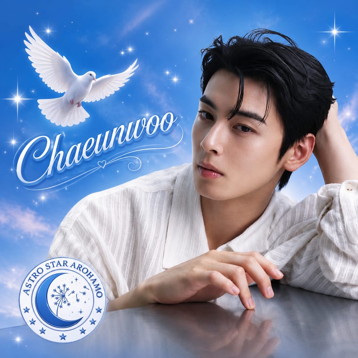 A moment captured by a fan of Cha Eunwoo