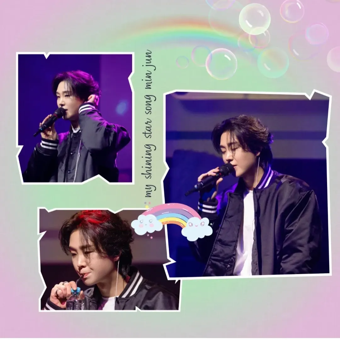 Behind-the-scenes cut of Song Minjun