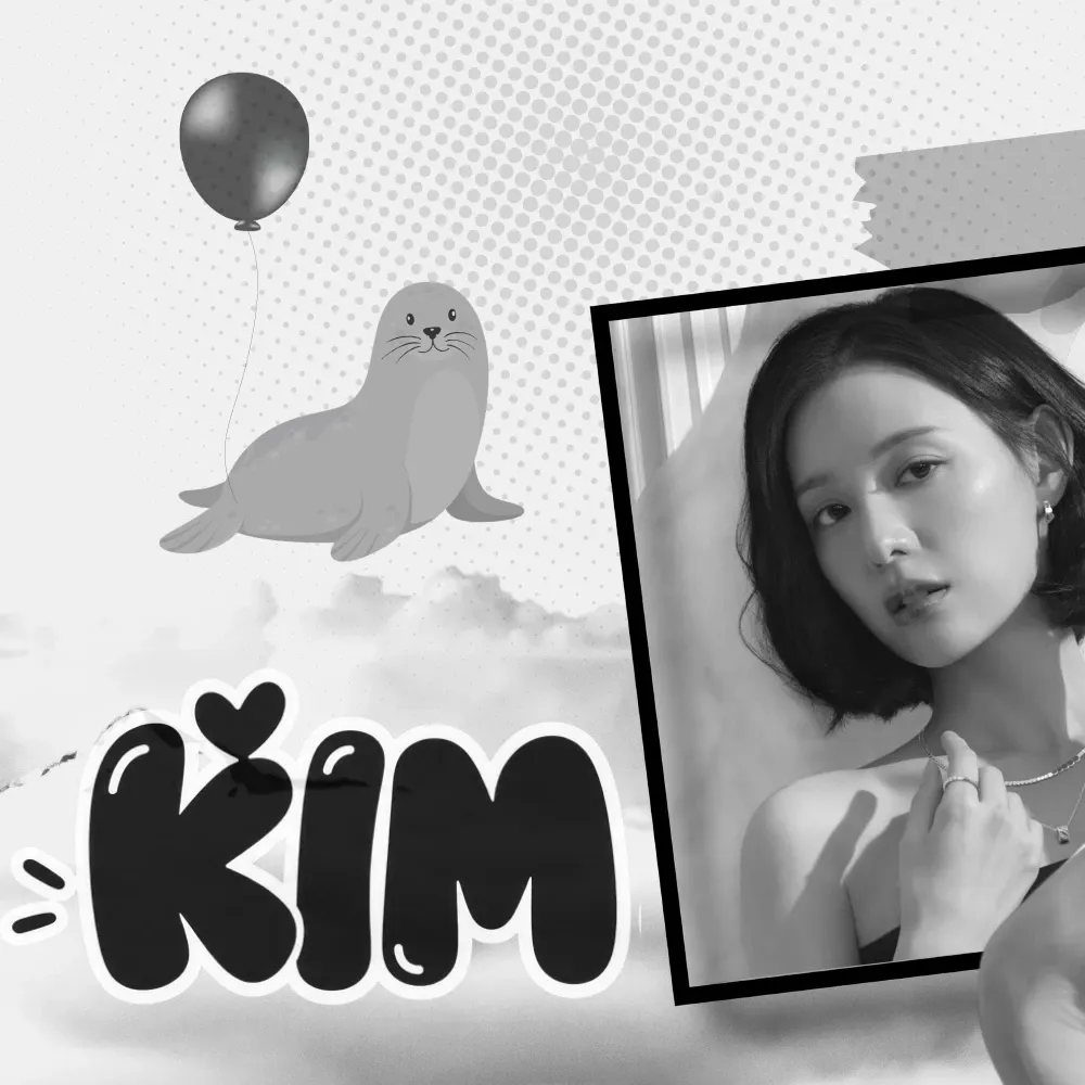 Behind-the-scenes cut of Kim Jiwon