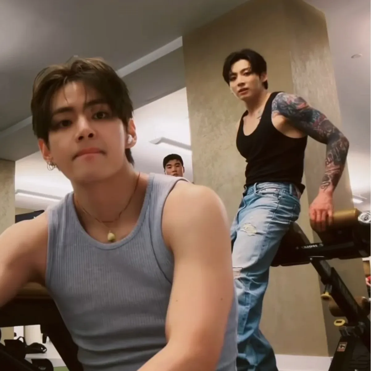 Behind-the-scenes cut of Kim Taehyung (V)