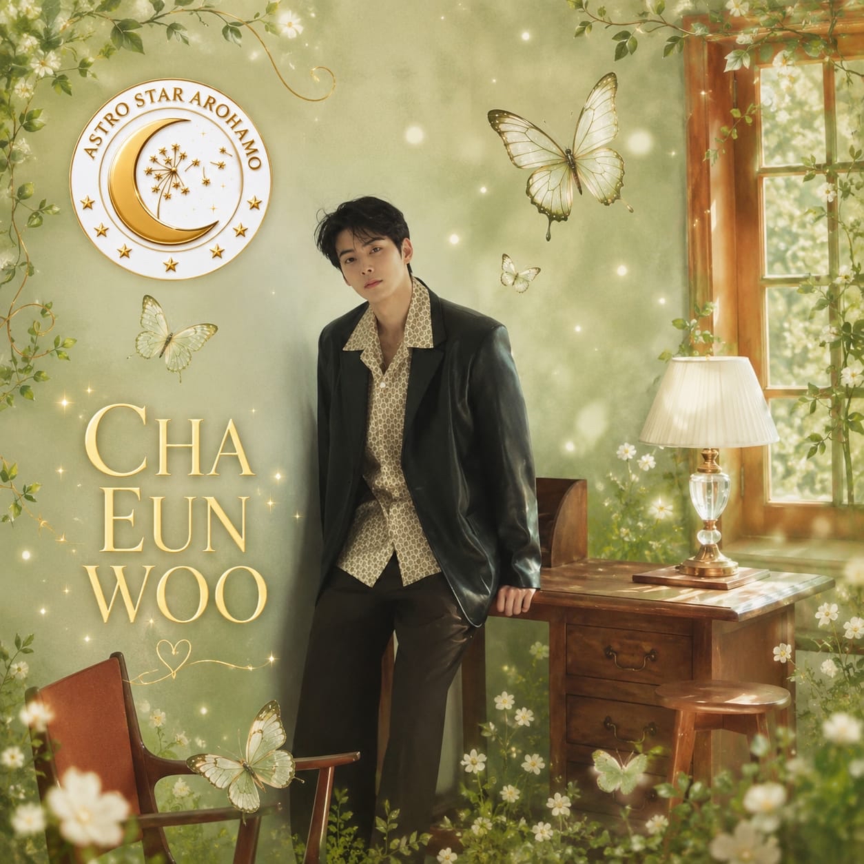 Behind-the-scenes cut of Cha Eunwoo