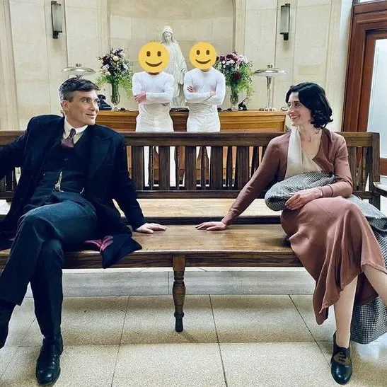 A moment captured by a fan of Cillian Murphy