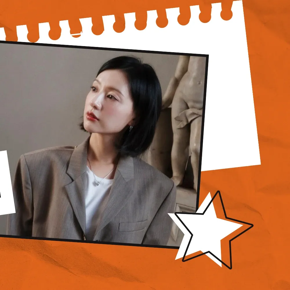 Behind-the-scenes cut of Kim Jiwon