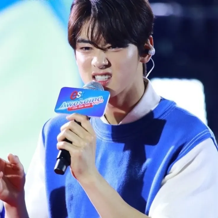 Behind-the-scenes cut of Cha Eunwoo