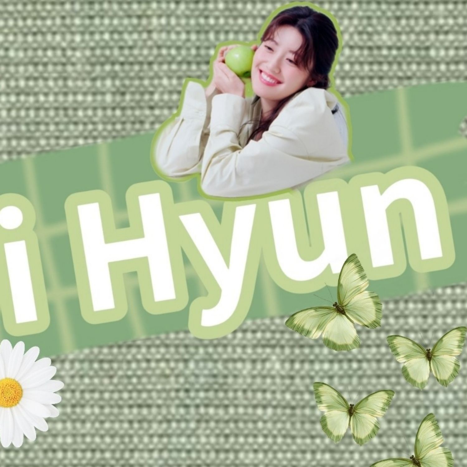 Behind-the-scenes cut of Nam Jihyeon