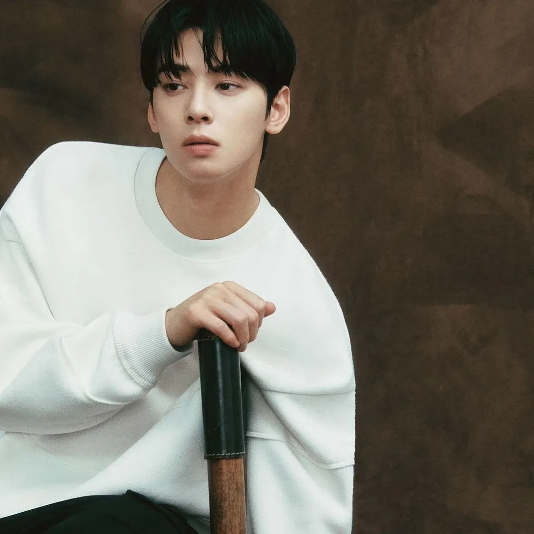 Behind-the-scenes cut of Cha Eunwoo
