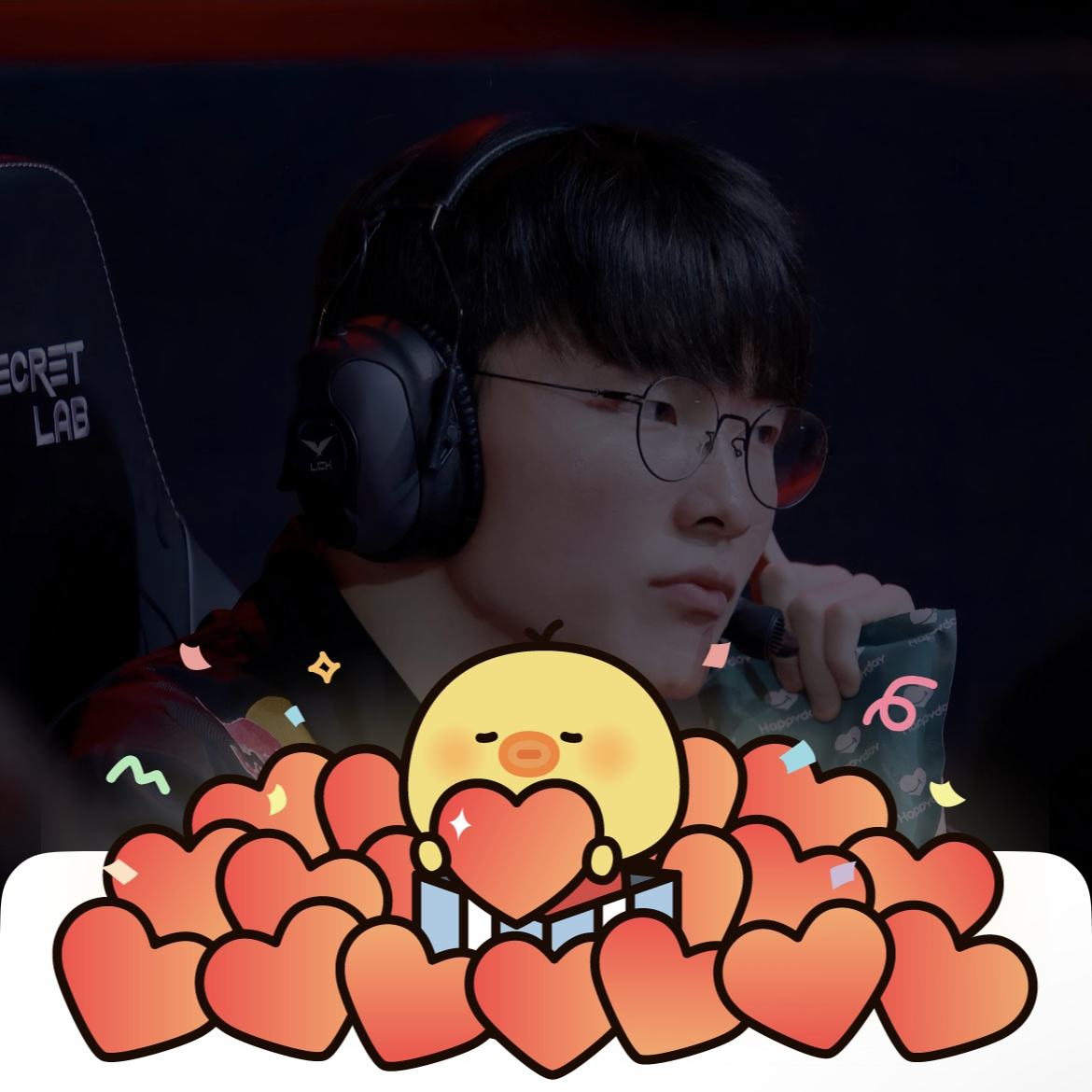 Recent activity shot of Faker