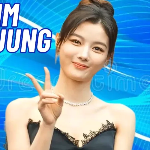 Behind-the-scenes cut of Kim Youjung