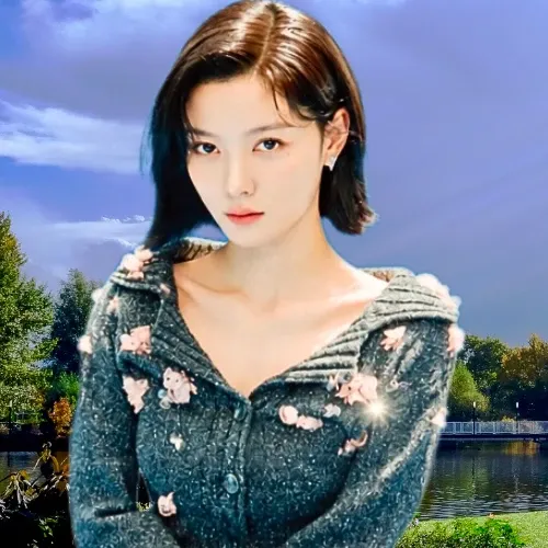 Behind-the-scenes cut of Kim Youjung