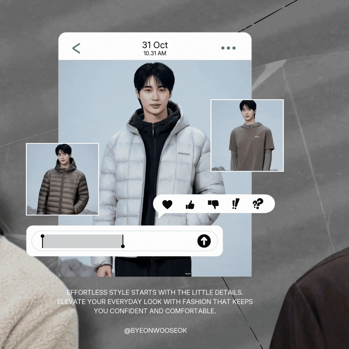 Cuplikan di balik layar dari Byeon Wooseok