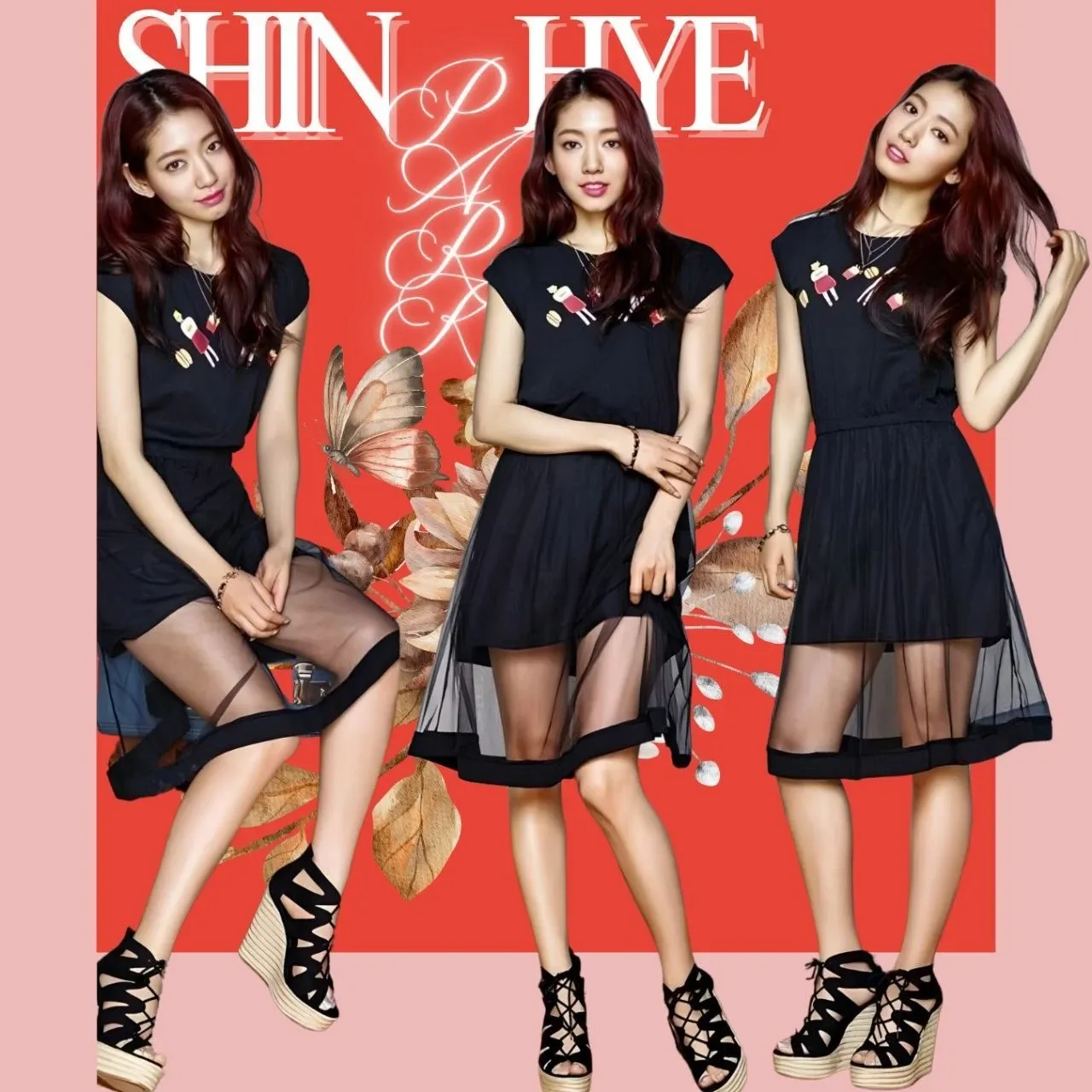 Behind-the-scenes cut of Park Shinhye