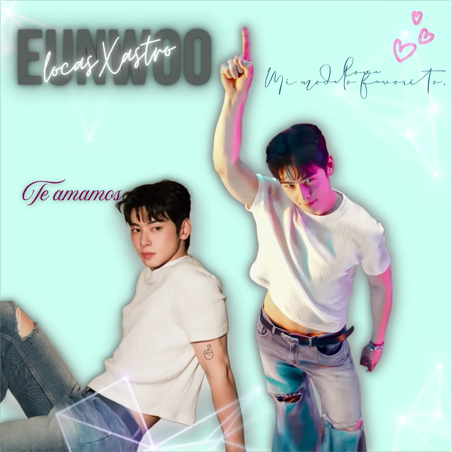 Behind-the-scenes cut of Cha Eunwoo