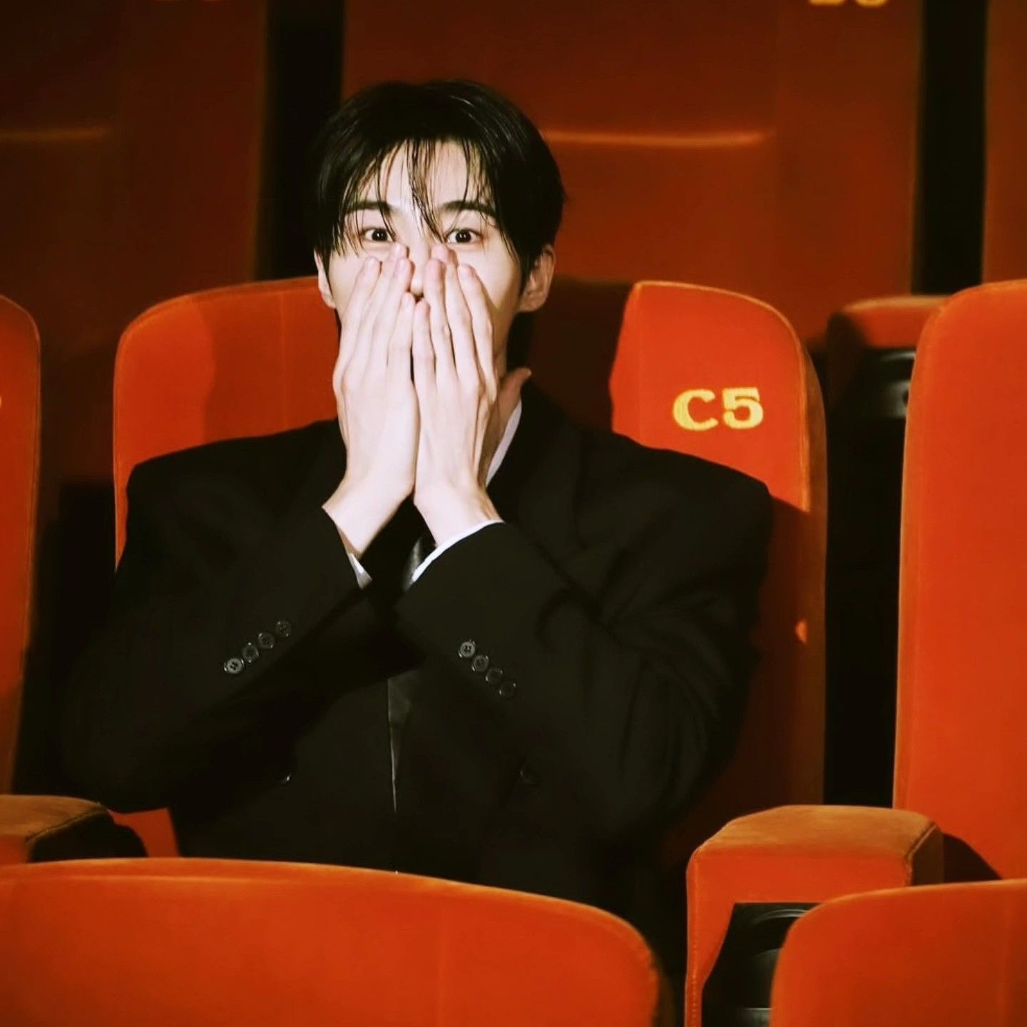 Recent activity shot of Byeon Wooseok