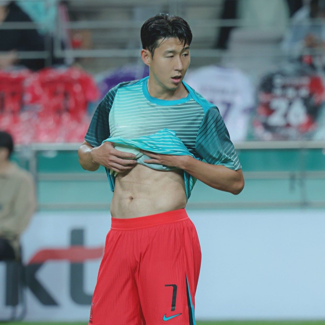 Behind-the-scenes cut of Son Heungmin