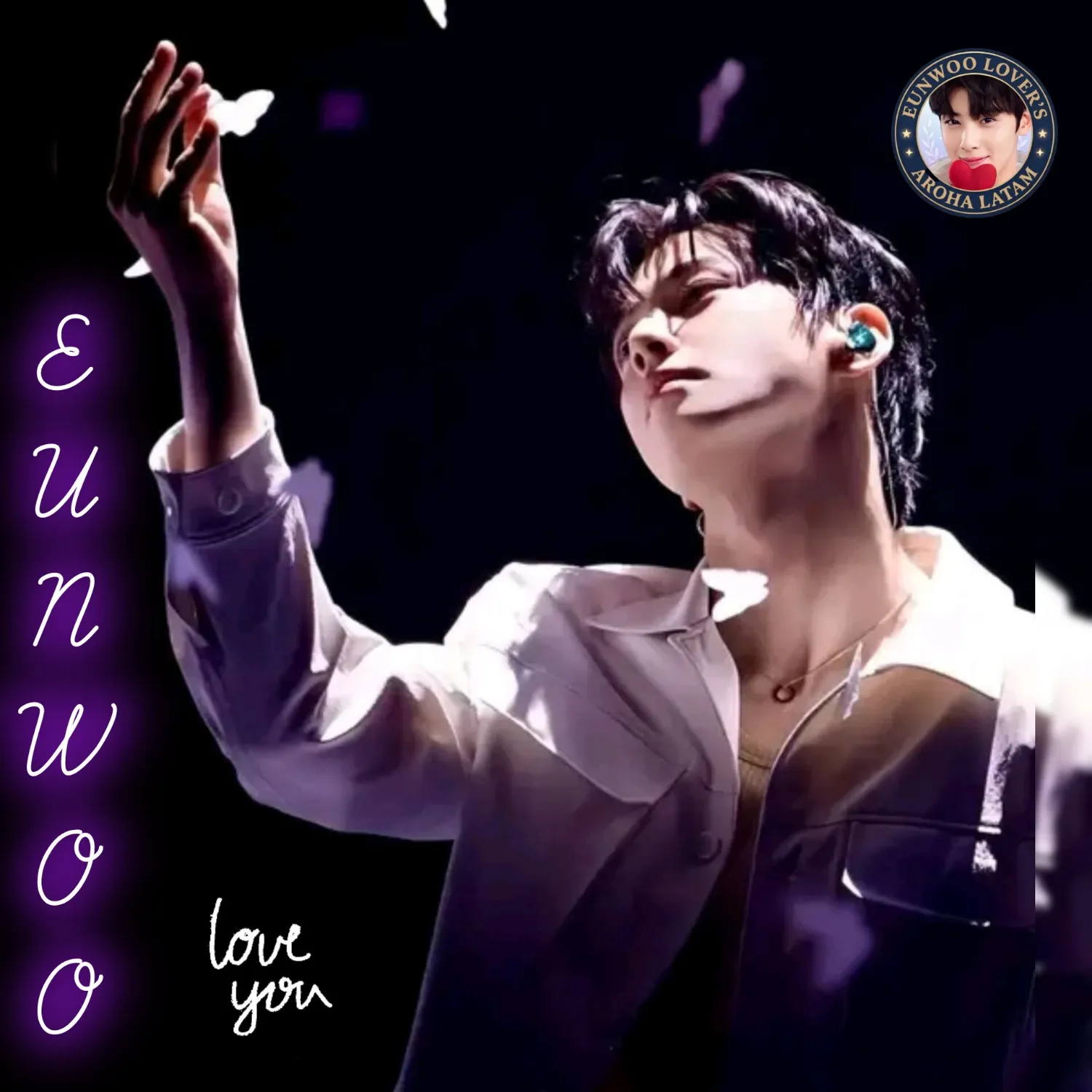 Recent activity shot of Cha Eunwoo