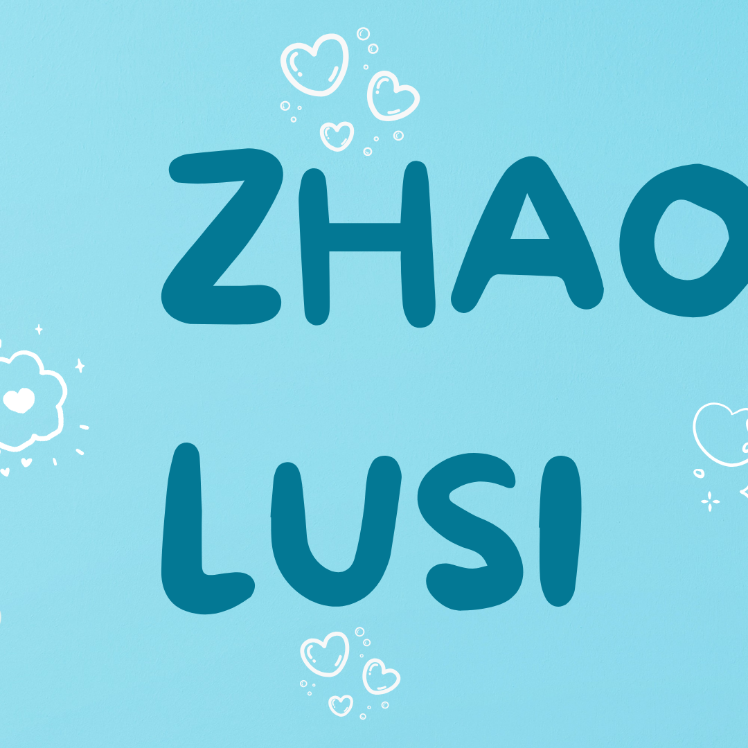 A moment captured by a fan of Zhao Lusi