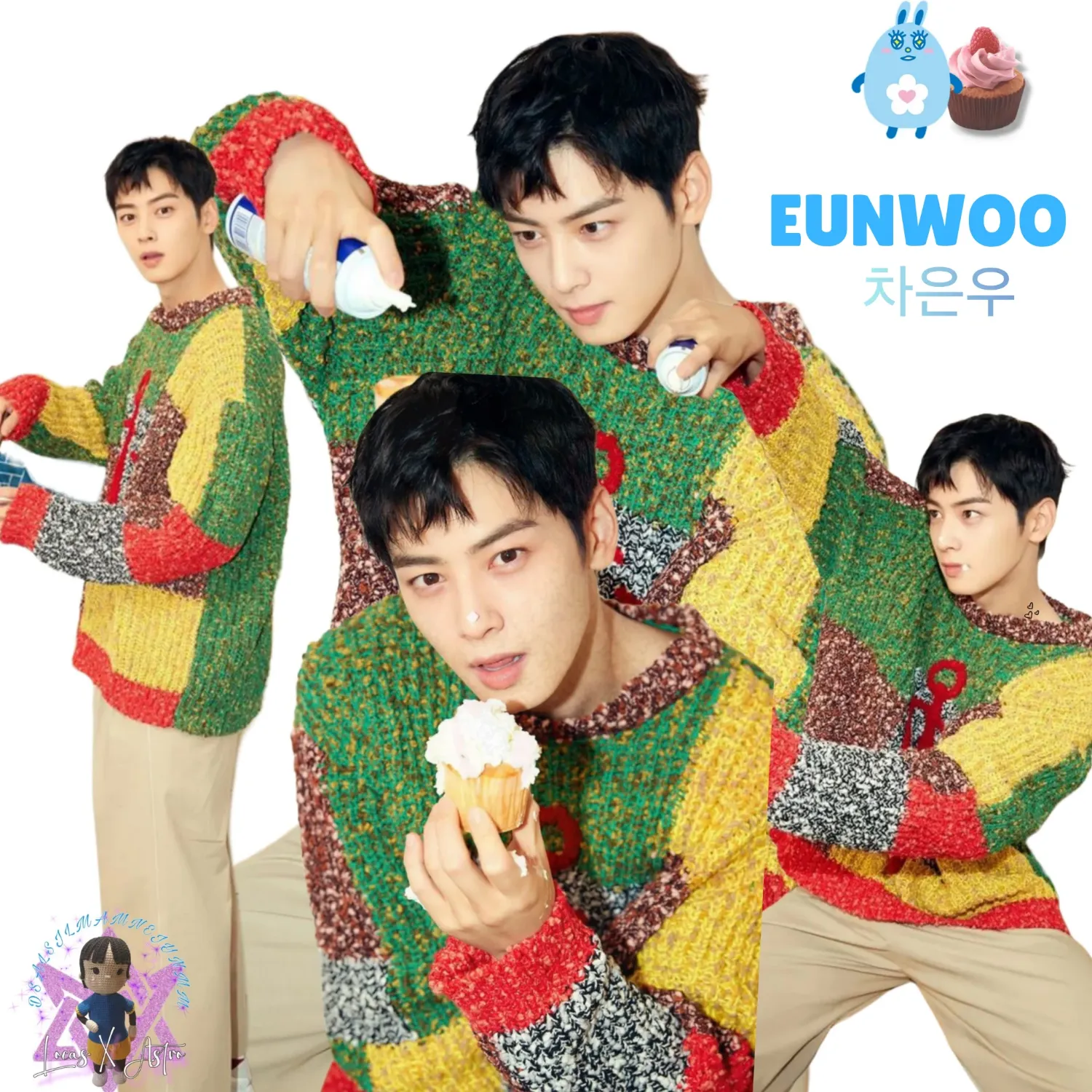 A moment captured by a fan of Cha Eunwoo