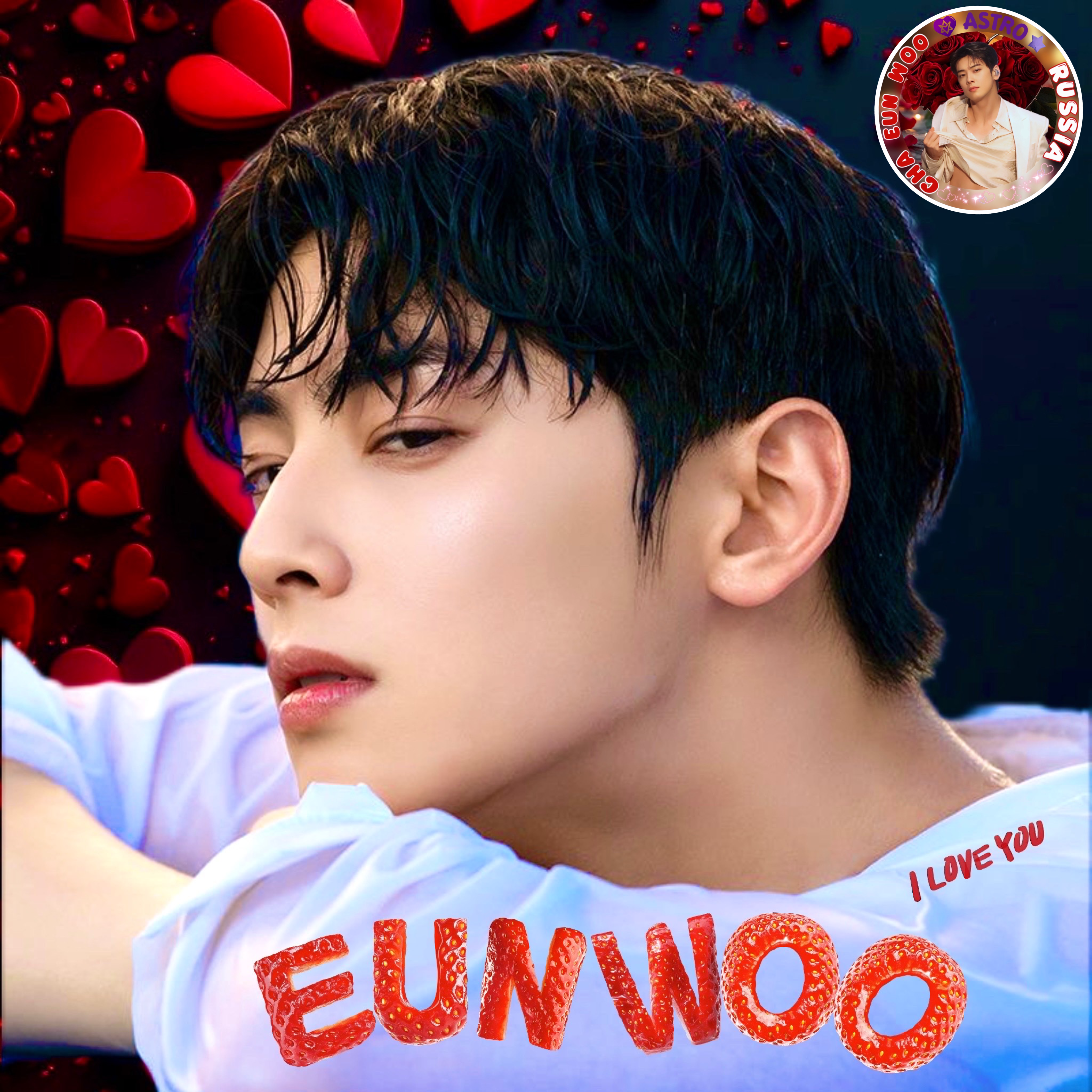 Behind-the-scenes cut of Cha Eunwoo