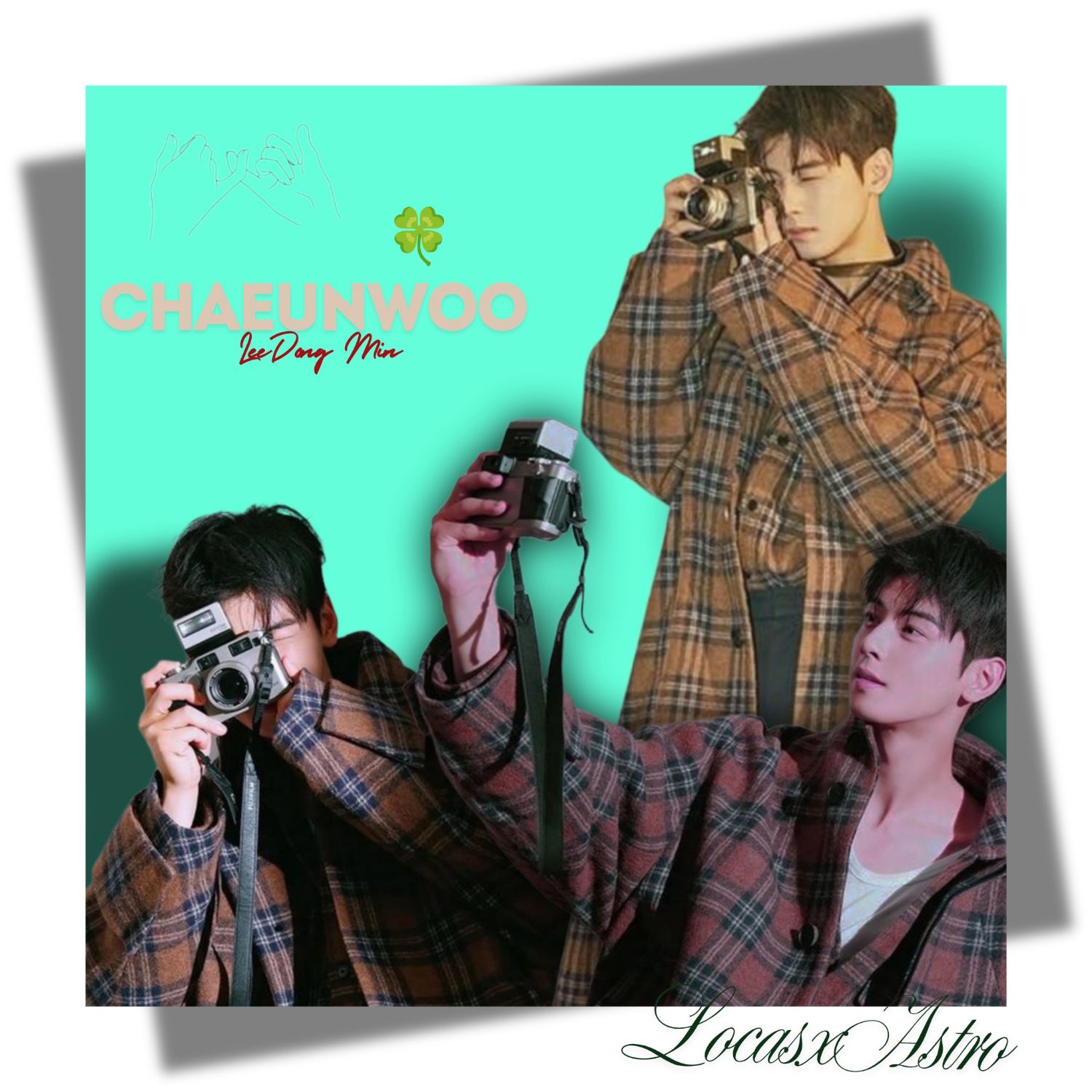 Behind-the-scenes cut of Cha Eunwoo