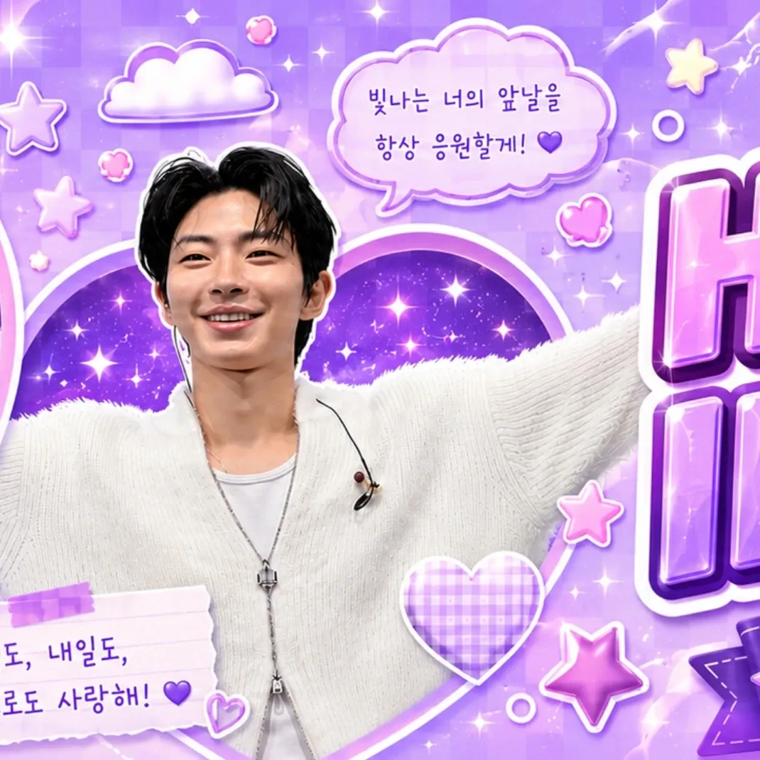 Behind-the-scenes cut of Hwang Inyoup