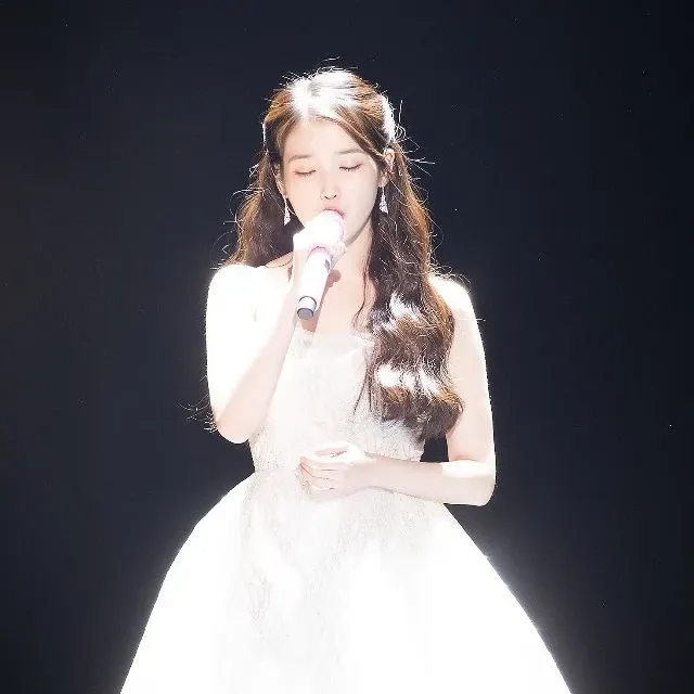 A moment captured by a fan of IU