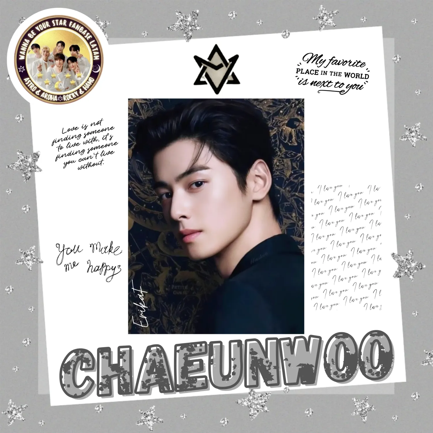 Recent activity shot of Cha Eunwoo