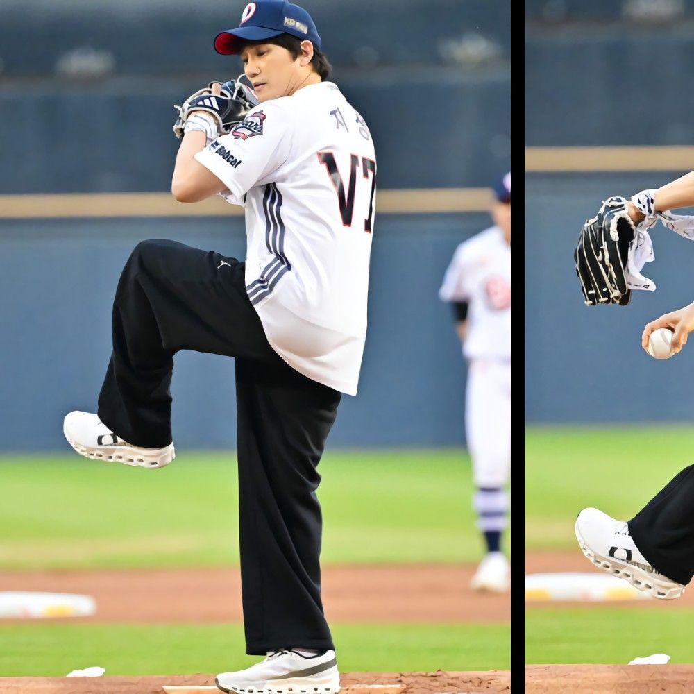 Momen yang diabadikan oleh penggemar Ji Sung