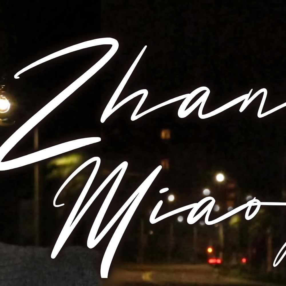 Behind-the-scenes cut of Zhang Miaoyi