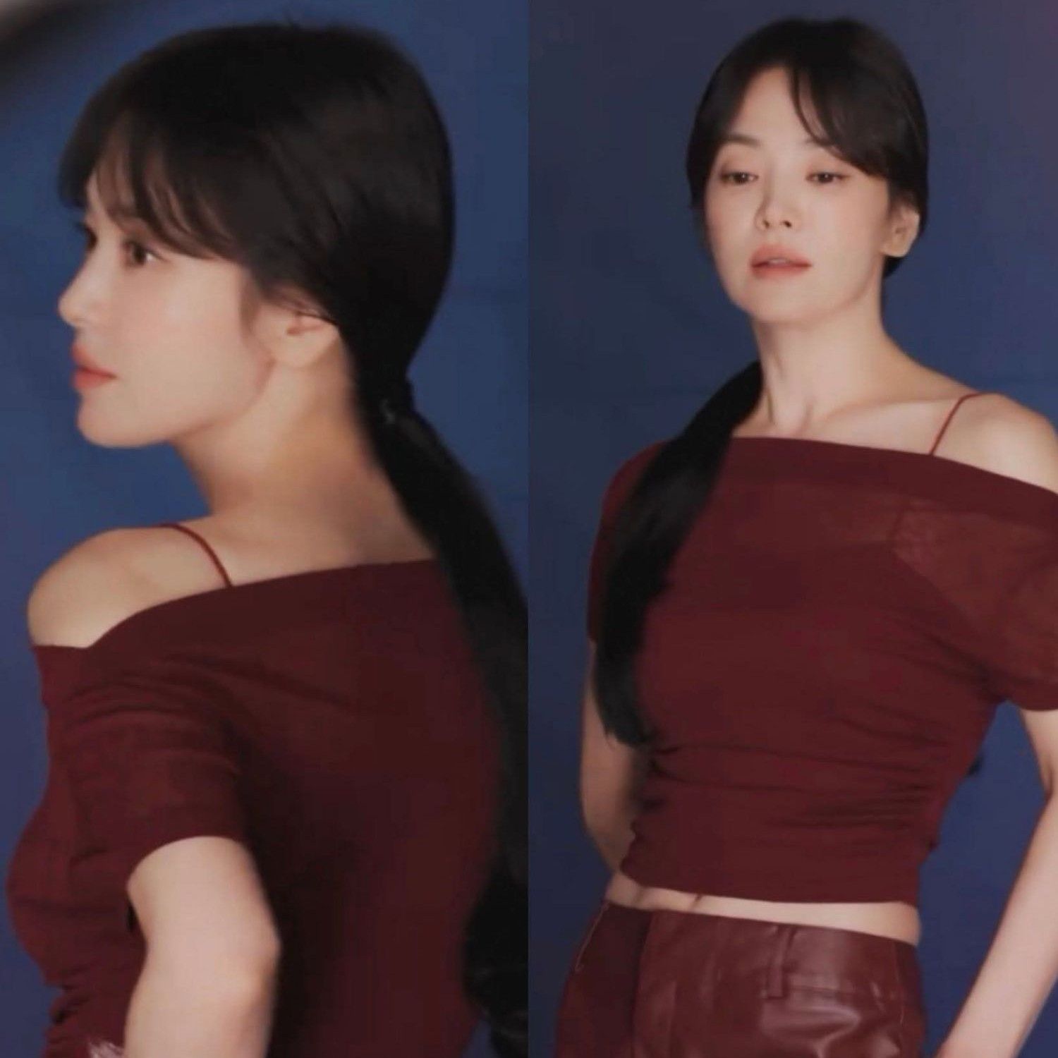 Behind-the-scenes cut of Song Hyekyo