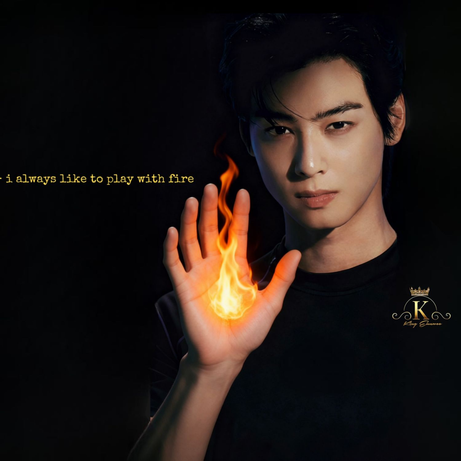 Behind-the-scenes cut of Cha Eunwoo