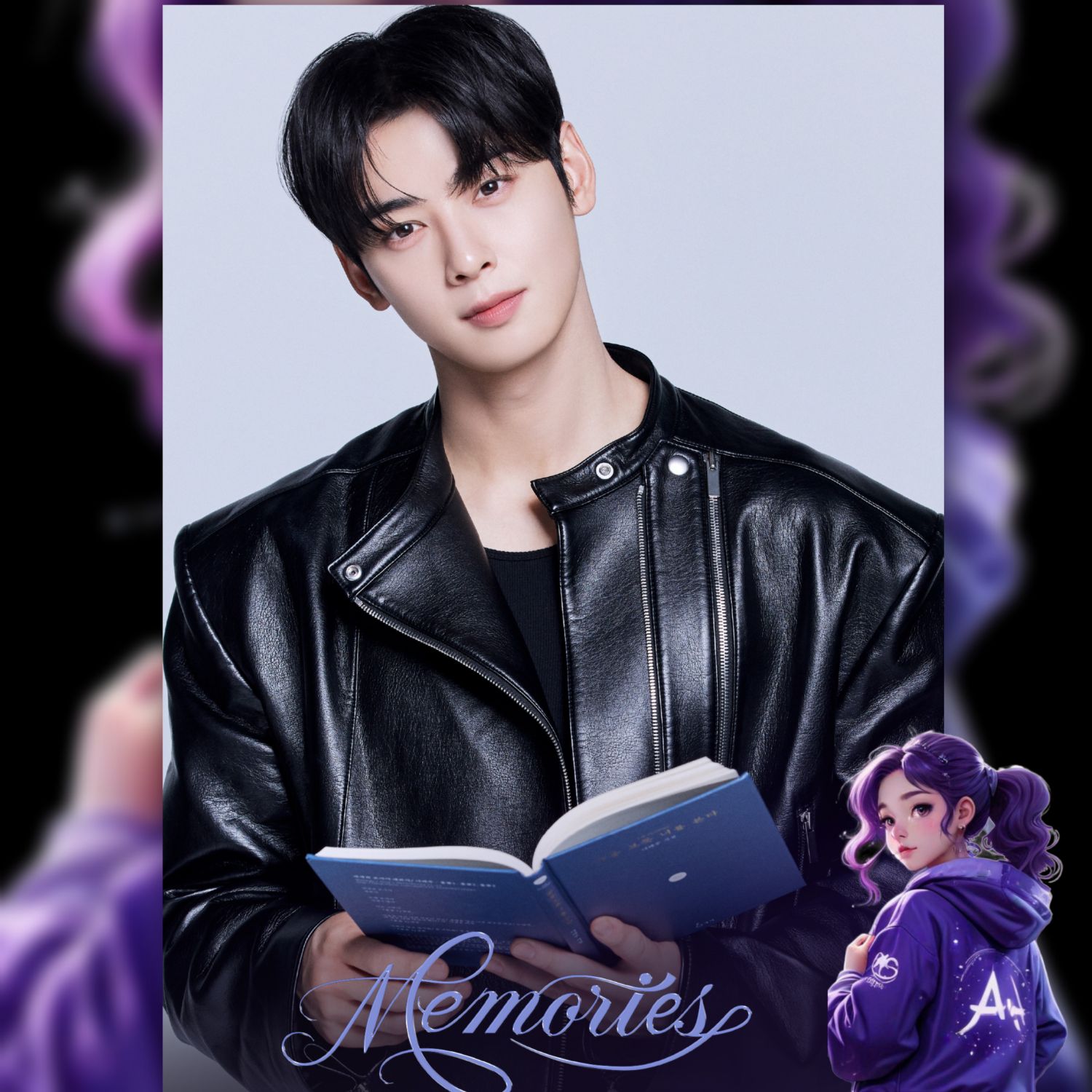 Behind-the-scenes cut of Cha Eunwoo