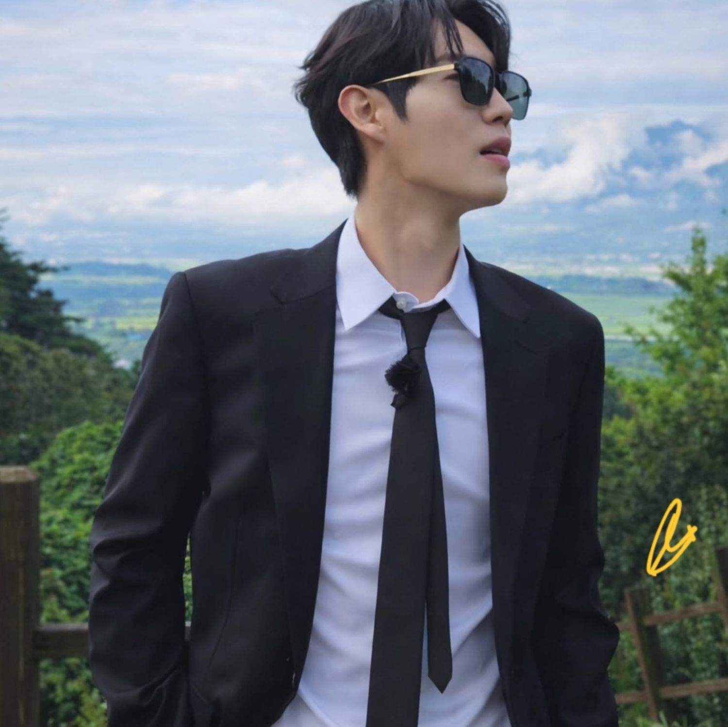 粉絲拍下的孫泰辰瞬間