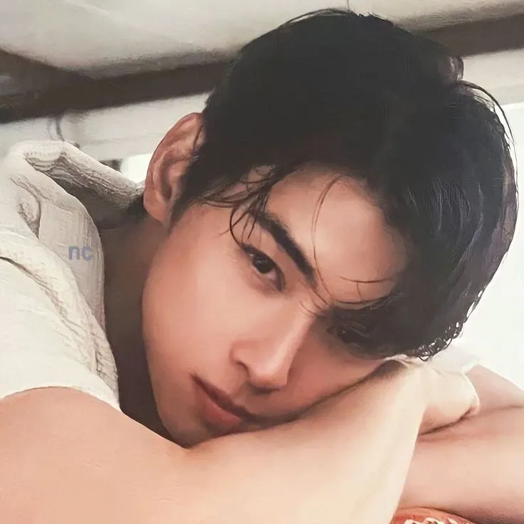 Behind-the-scenes cut of Cha Eunwoo