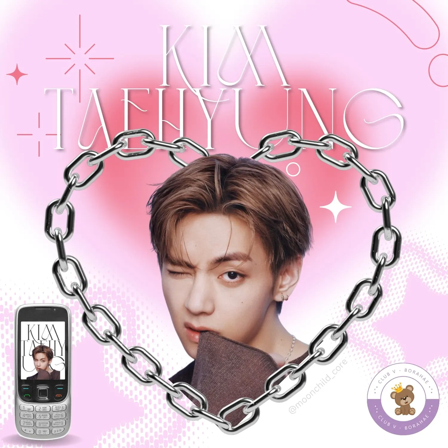 Recent activity shot of Kim Taehyung (V)
