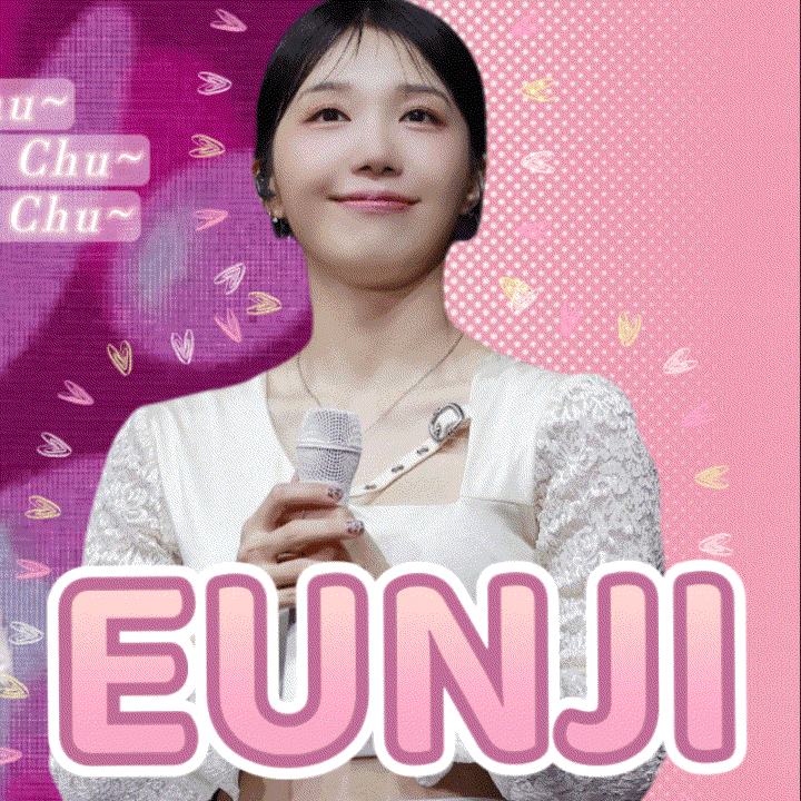 Behind-the-scenes cut of Jung Eunji