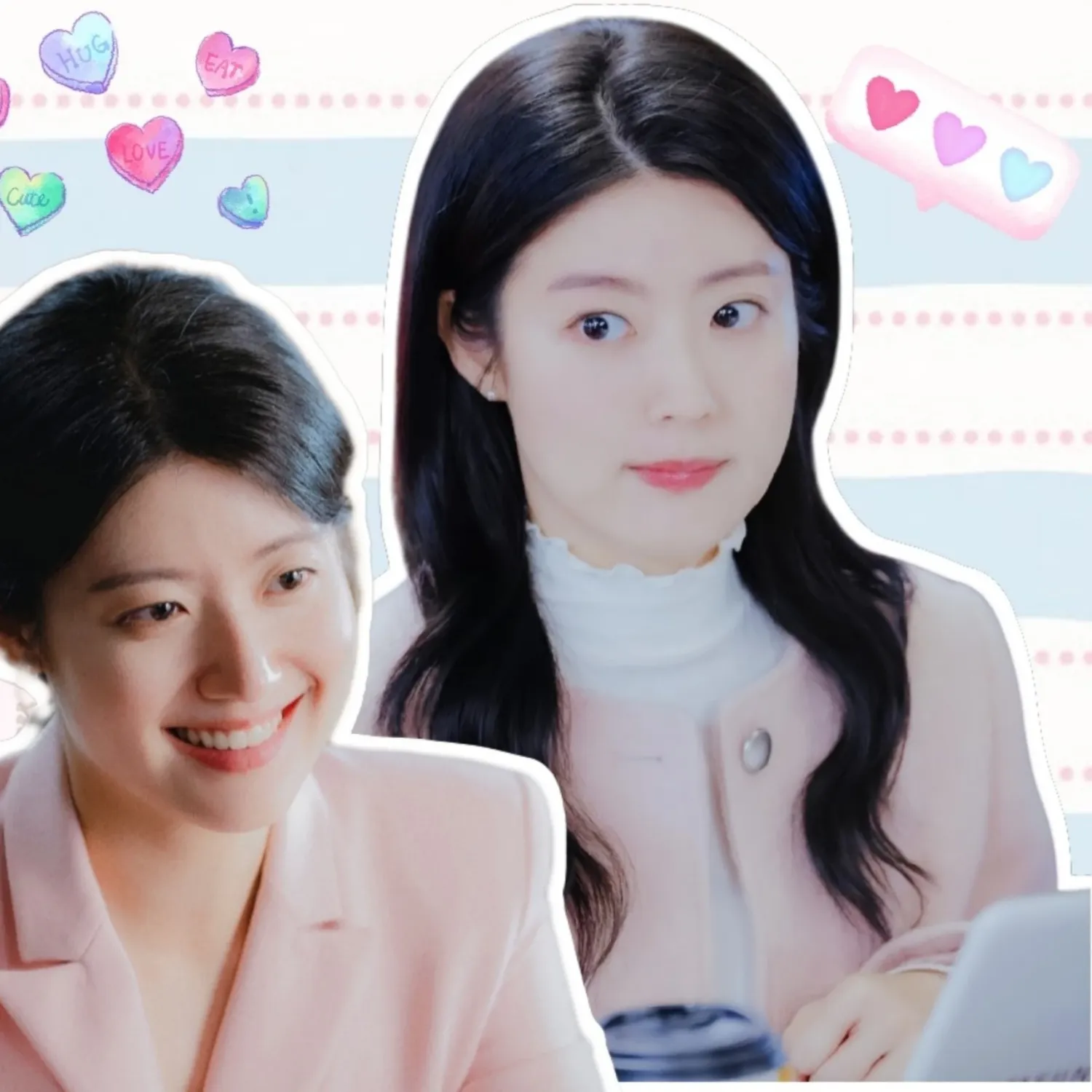 Behind-the-scenes cut of Nam Jihyeon