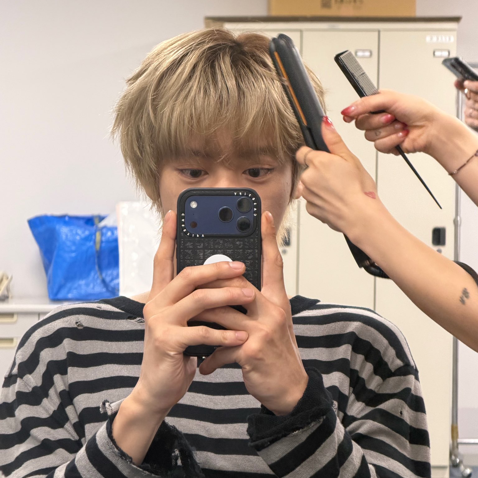 Behind-the-scenes cut of Chanyeol