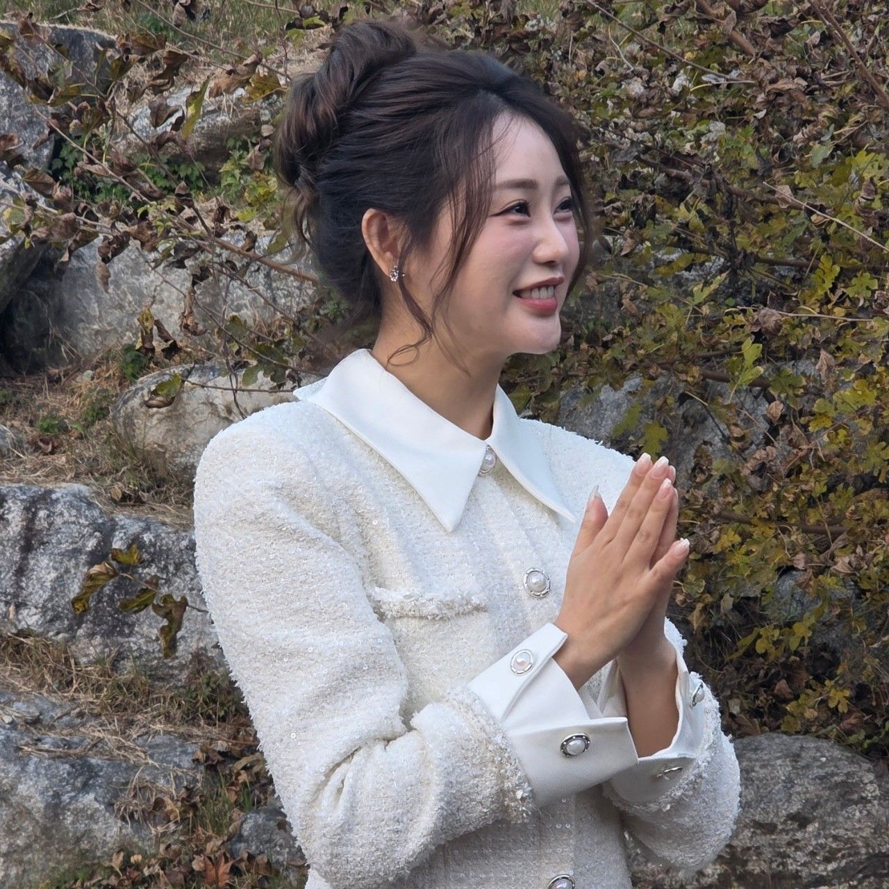 粉絲拍下的洪智允瞬間