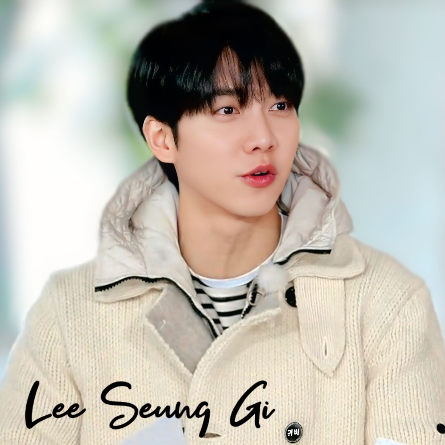 Behind-the-scenes cut of Lee Seunggi