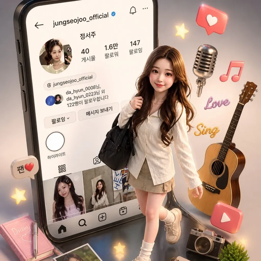 A moment captured by a fan of Jung Seojoo