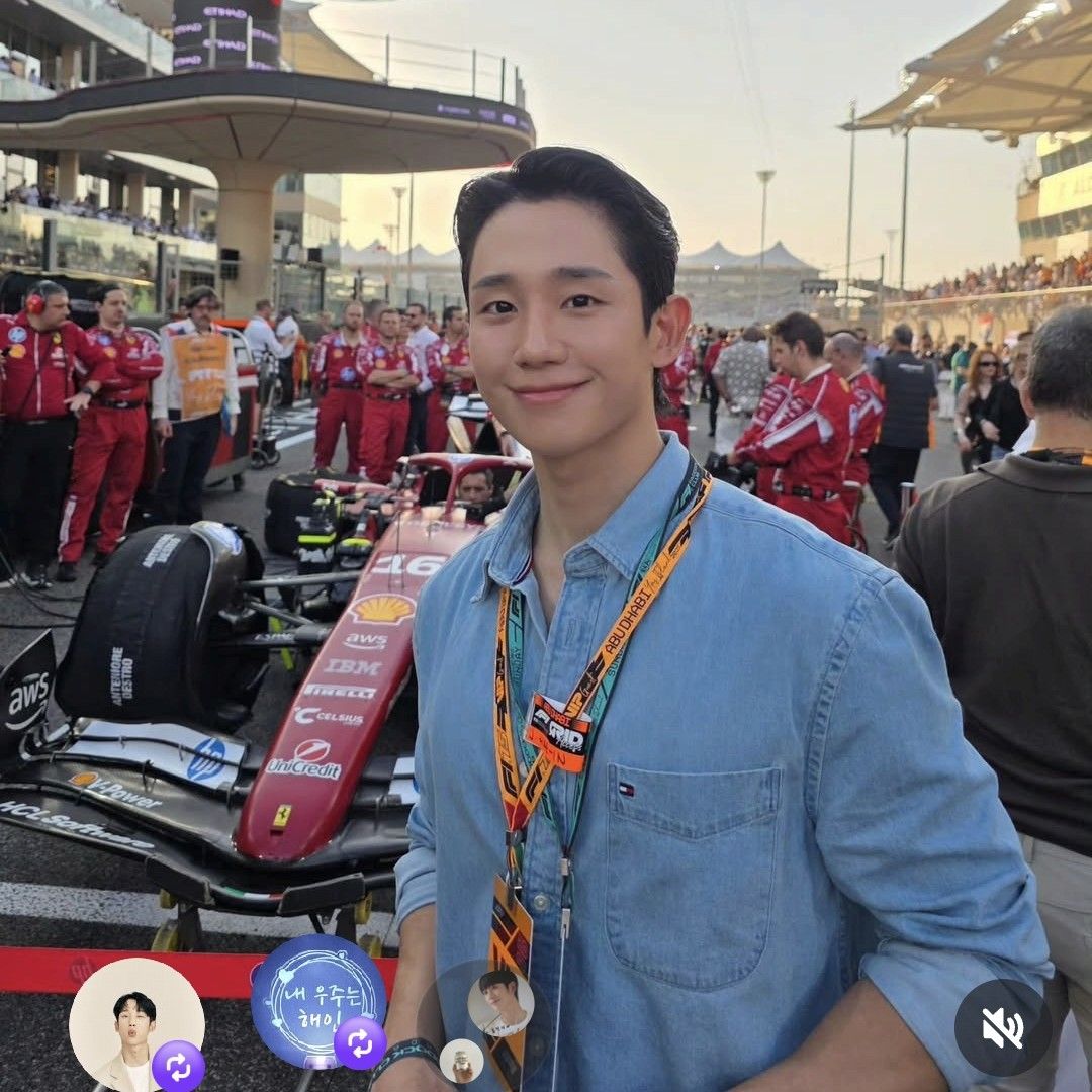 粉丝拍下的丁海寅瞬间