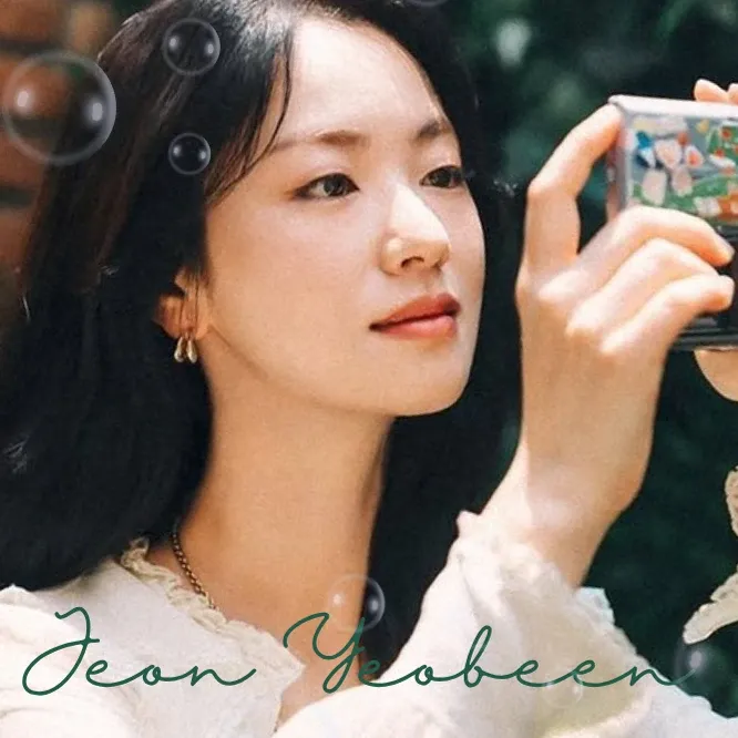 Behind-the-scenes cut of Jeon Yeobeen