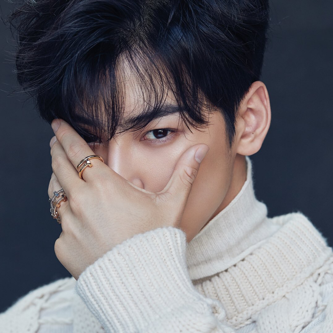 Recent activity shot of Cha Eunwoo