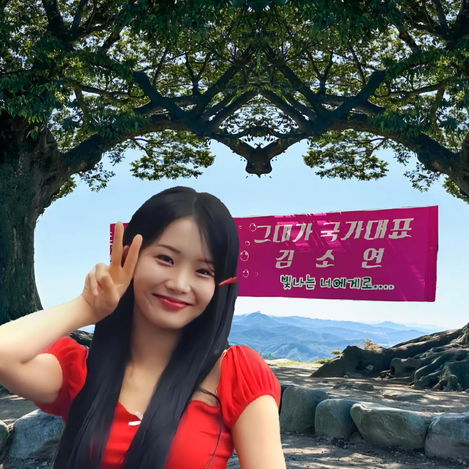 A moment captured by a fan of Kim Soyeon (2004)