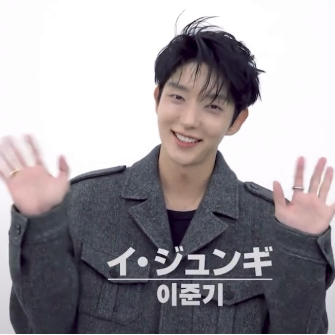 Behind-the-scenes cut of Lee Joongi