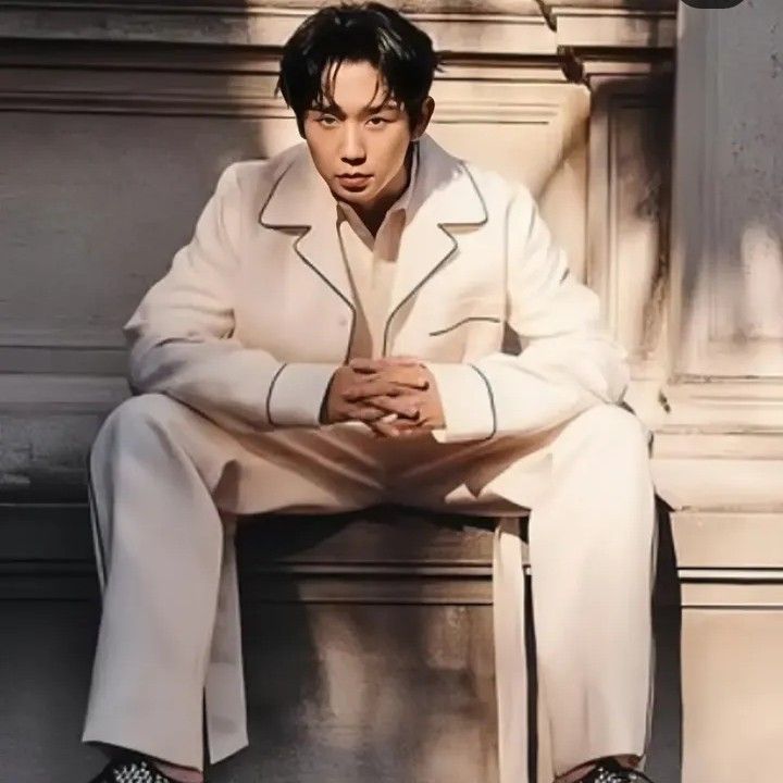 粉丝拍下的丁海寅瞬间